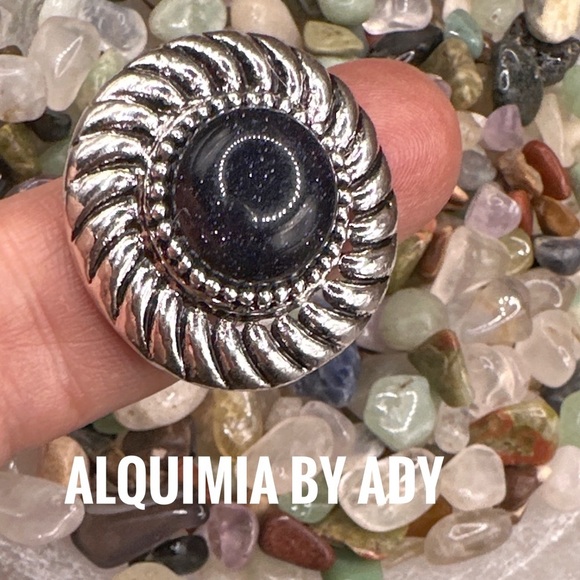 Alquimia by Ady Silver and Black Ring - Picture 2 of 3